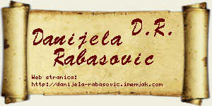Danijela Rabasović vizit kartica